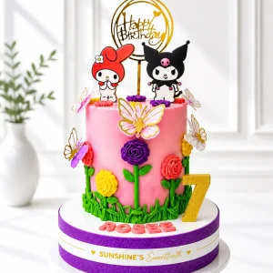 Kuromi Birthday Cake | Sanrio Theme Cake | 09