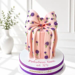 Floral Birthday Cake | Flower Cake | 09