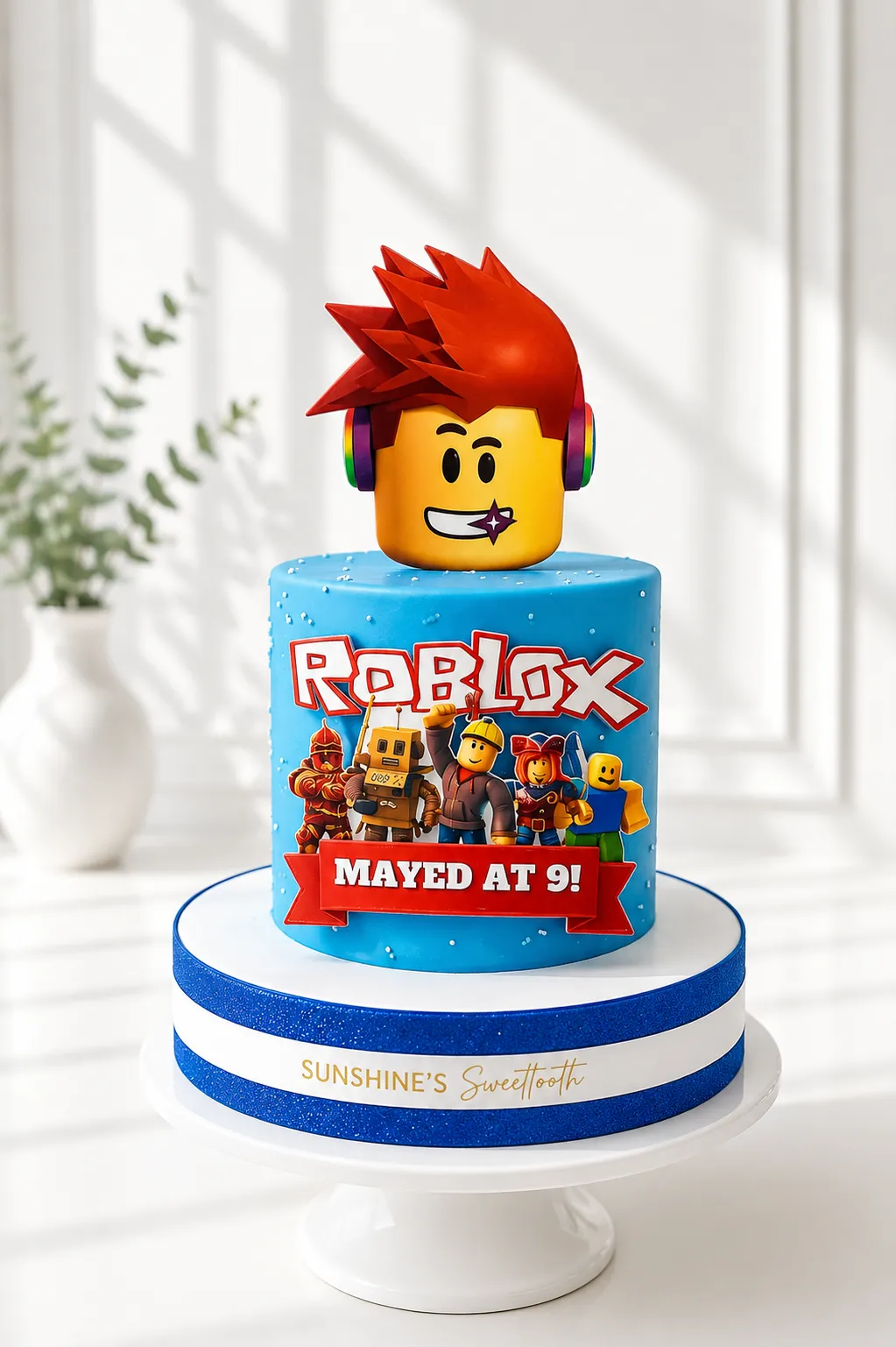Roblox Birthday Cake | Gaming Theme Cake | 09
