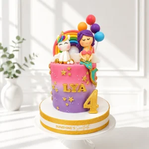 Unicorn Birthday Cake | Magical Theme Cake | 07