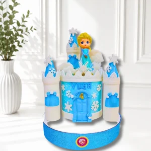 Frozen Birthday Cake | Elsa, Anna & Olaf Theme Cake | 04