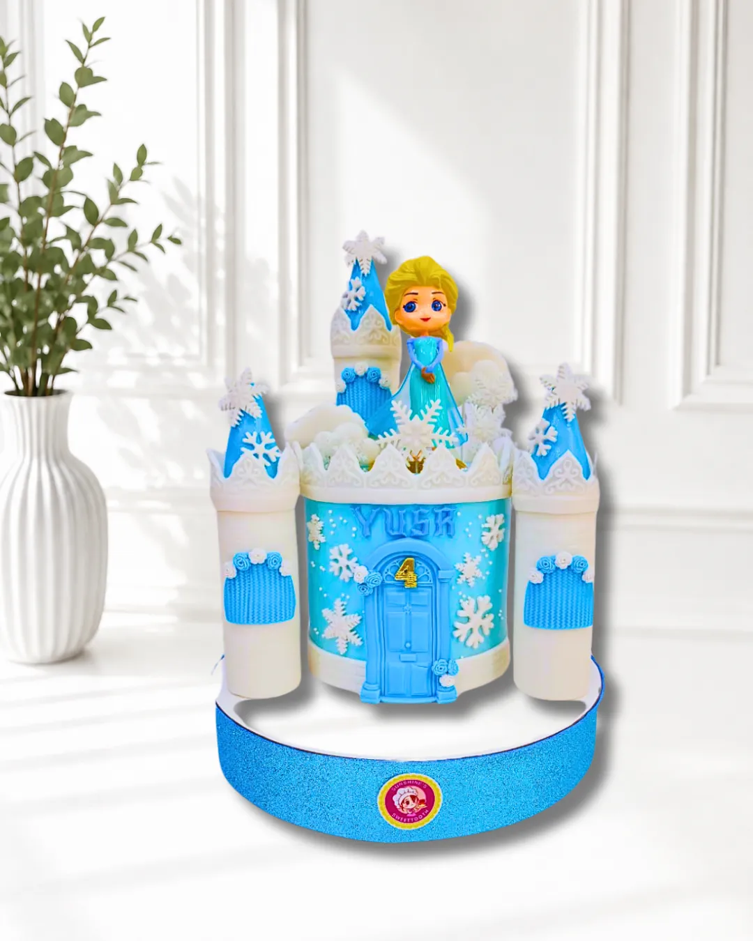 Frozen Birthday Cake | Elsa, Anna & Olaf Theme Cake | 04