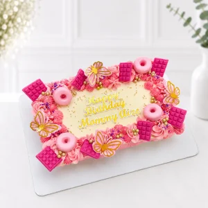 Rectangle Butterfly Cake 01