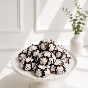 Chewy Chocolate Crinkles