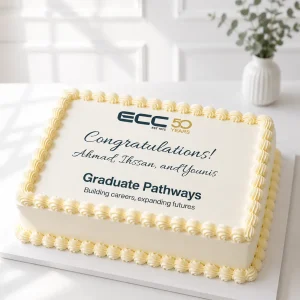 Logo Cake | Rectangle Corporate Cake 01