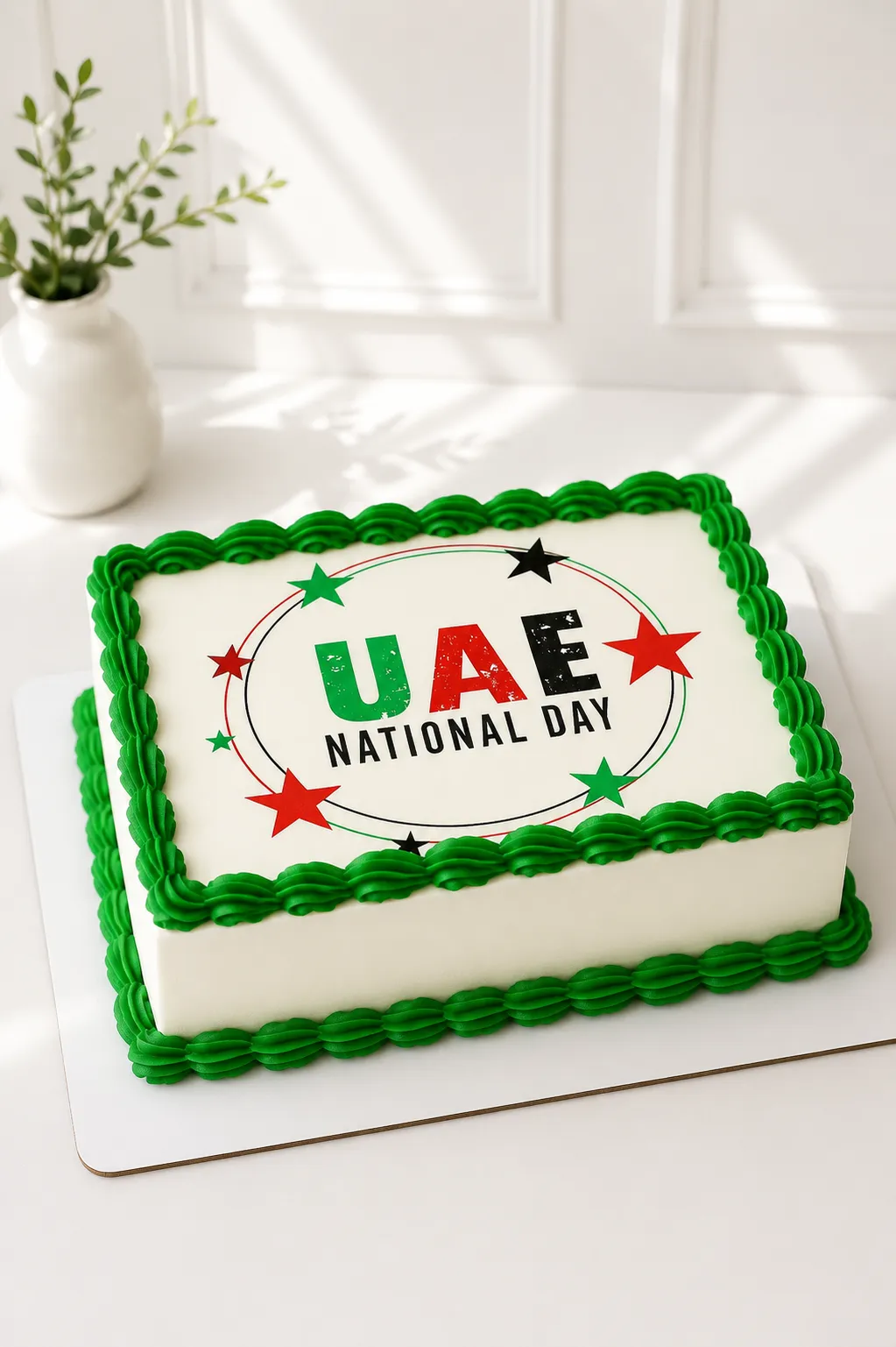 UAE National Day Cake | Rectangle Corporate Cake 02