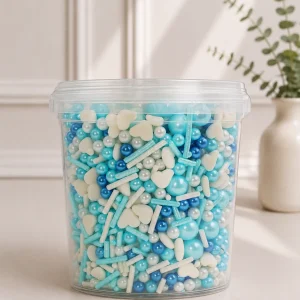 Light Blue White Mix Sprinkles 01