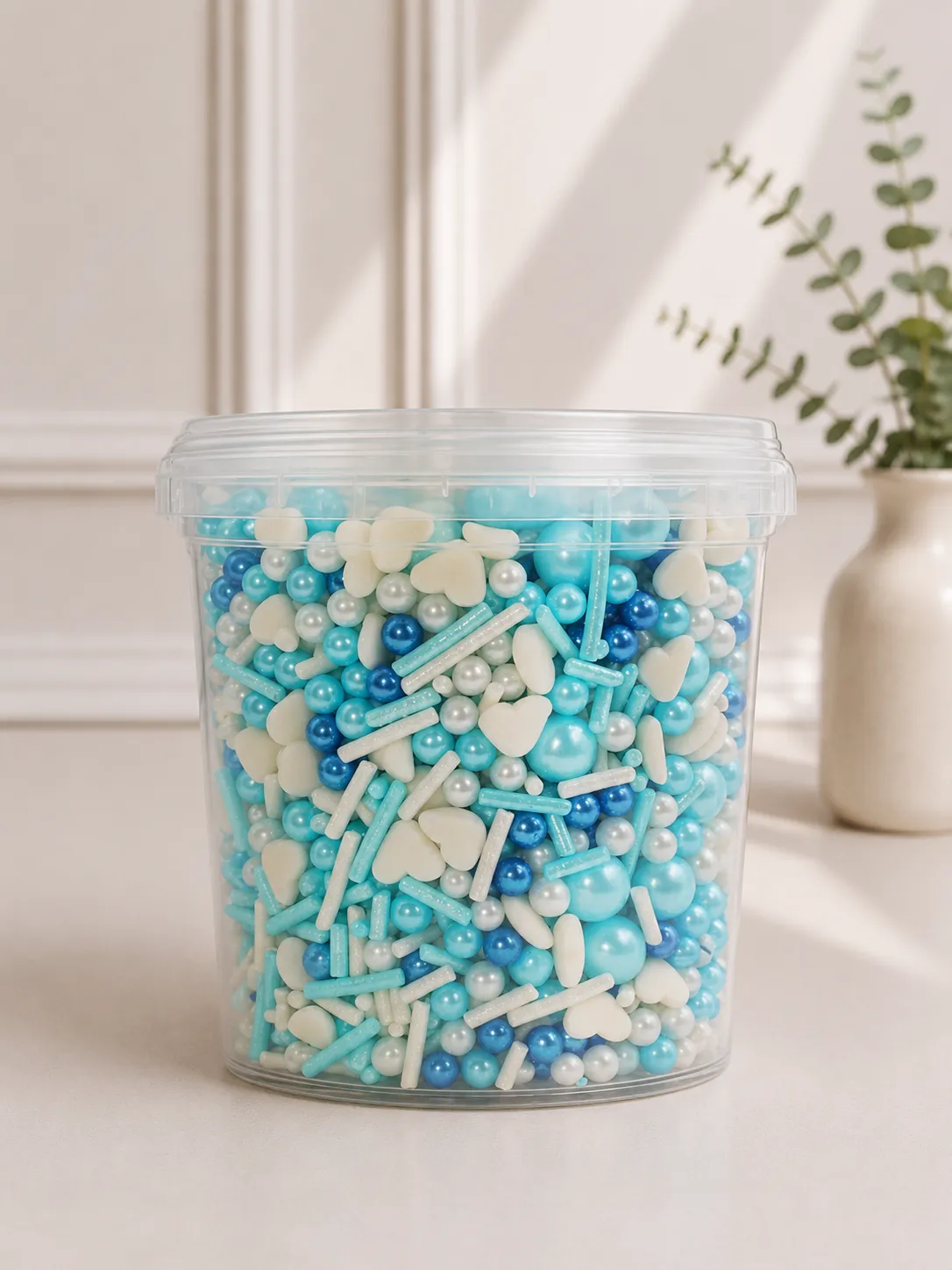 Light Blue White Mix Sprinkles 01