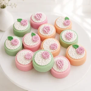 Floral Oreo Pucks | Baptism & Dedication 01