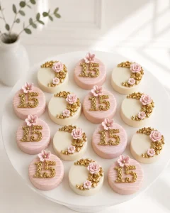 Golden Floral Oreo Pucks 01