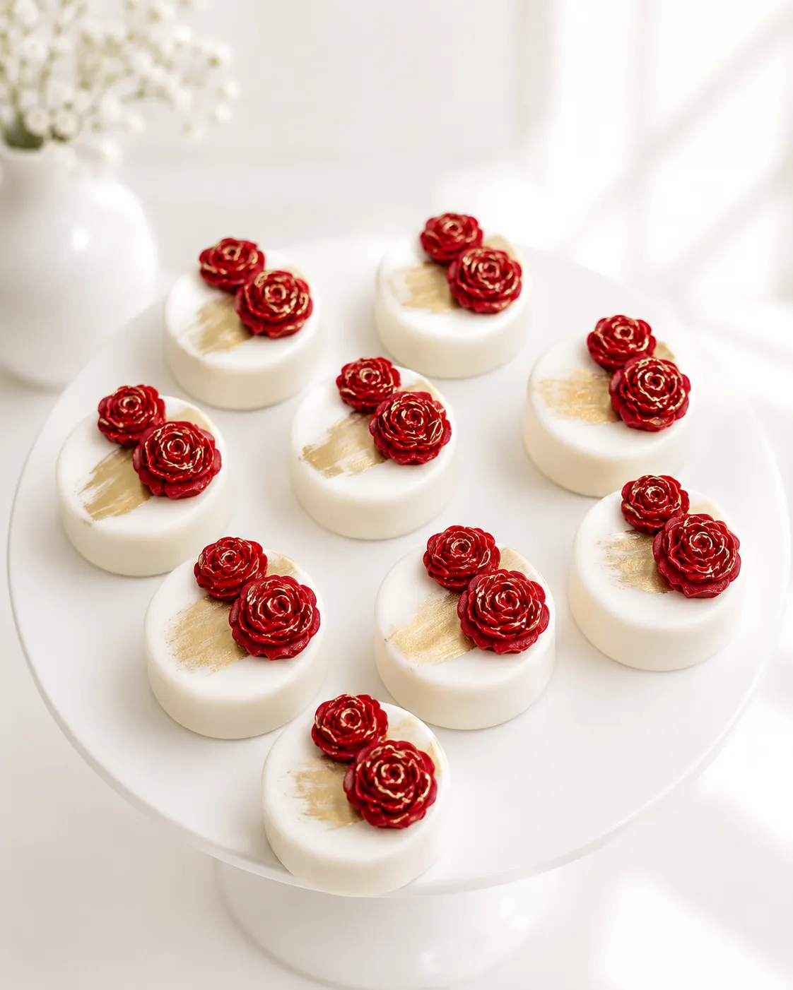 Red Roses Oreo Pucks 01